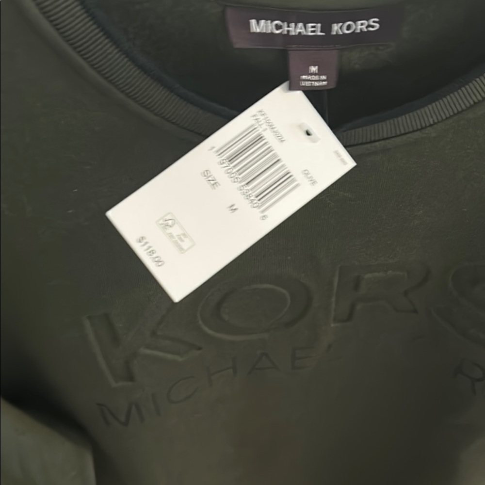 Michael Kors Embossed Logo Sweatshirt